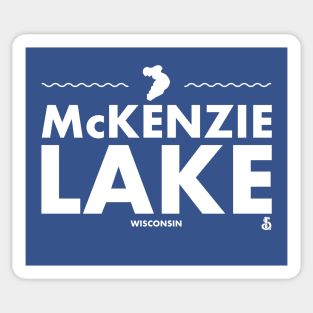 Burnett County & Washburn County, Wisconsin - McKenzie Lake Sticker